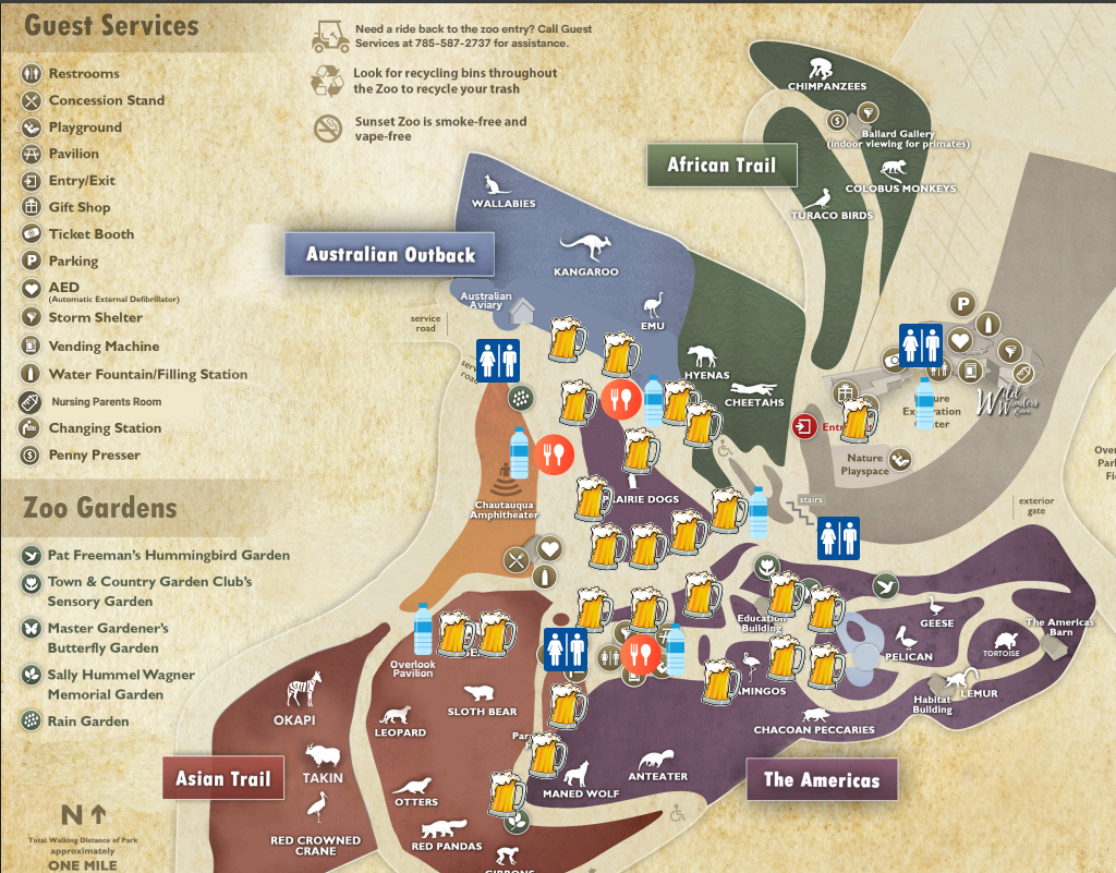 Brew at the Zoo Public Map 2025